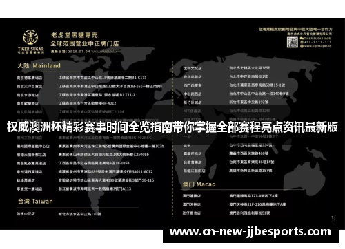 权威澳洲杯精彩赛事时间全览指南带你掌握全部赛程亮点资讯最新版